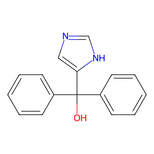 1H-imidazol-4-yl(diphenyl)methanol structure