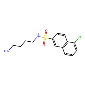 N-(4-氨基丁基)-5-氯-2-萘磺酰胺 structure