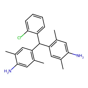 Benzenamine, 4,4'-((2-chlorophenyl)methylene)bis(2,5-dimethyl- structure