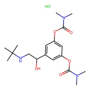 Bambuterol hydrochloride structure
