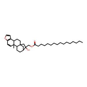 Kahweol palmitate structure