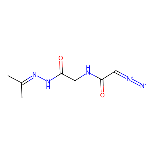 Glycine, isopropylidenehydrazide structure