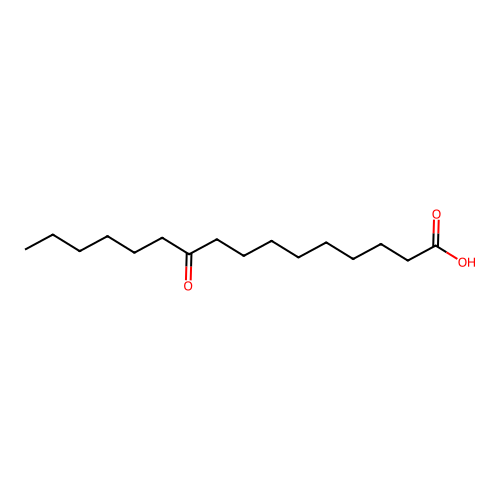 10-Keto palmitic acid structure