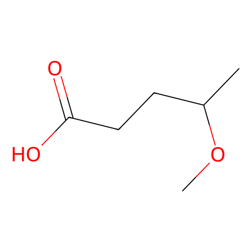 4-Methoxypentanoic acid structure