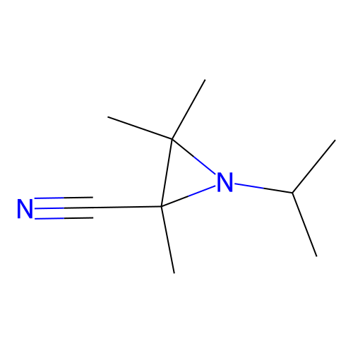 2,3,3-Trimethyl-1-propan-2-ylaziridine-2-carbonitrile structure