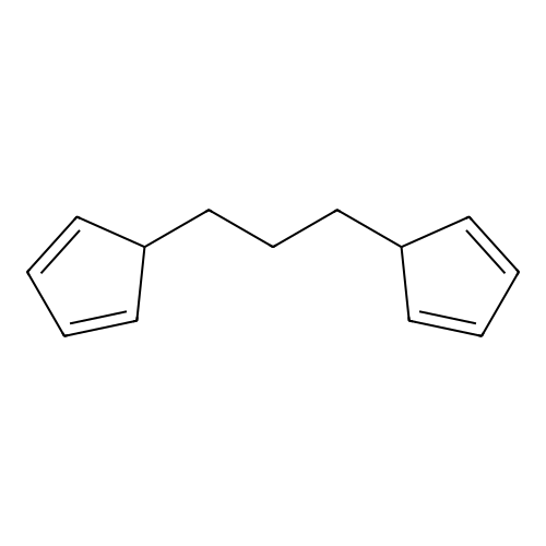 1,3-Cyclopentadiene, 5,5'-(1,3-propanediyl)bis- structure