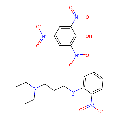 N',N'-diethyl-N-(2-nitrophenyl)propane-1,3-diamine;2,4,6-trinitrophenol structure