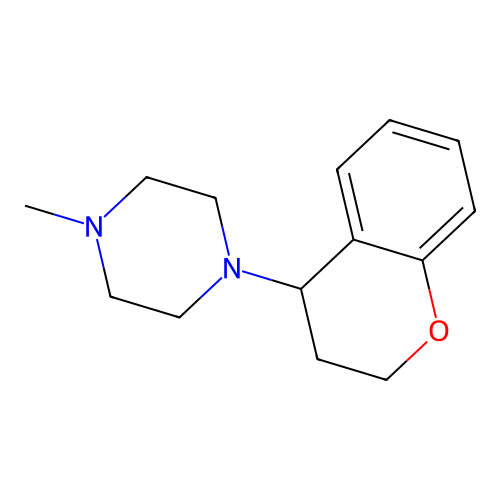 1-(3,4-Dihydro-2H-1-benzopyran-4-yl)-4-methylpiperazine structure