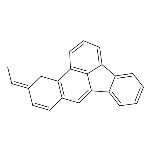 11-Ethylidene-11H-benzo(b)fluorene structure