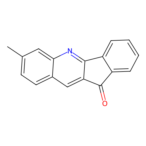 7-methyl-11H-indeno[1,2-b]quinolin-11-one structure