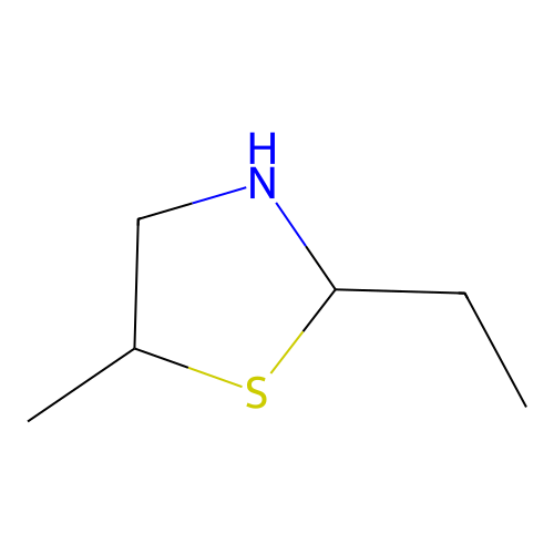 2-Ethyl-5-methyl-1,3-thiazolidine structure