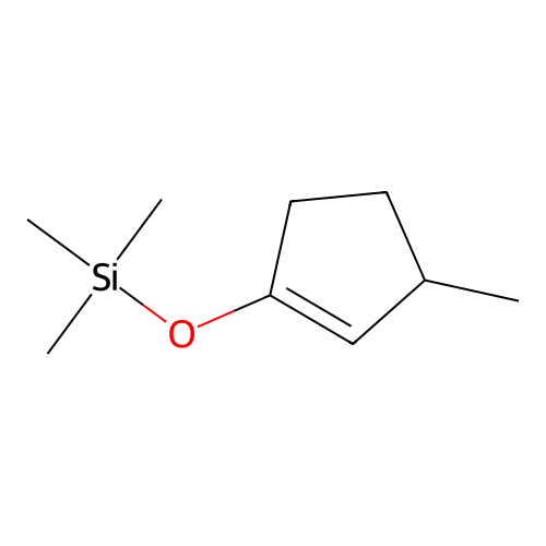 Cyclopentene, 3-methyl-1-(trimethylsilyloxy)- structure