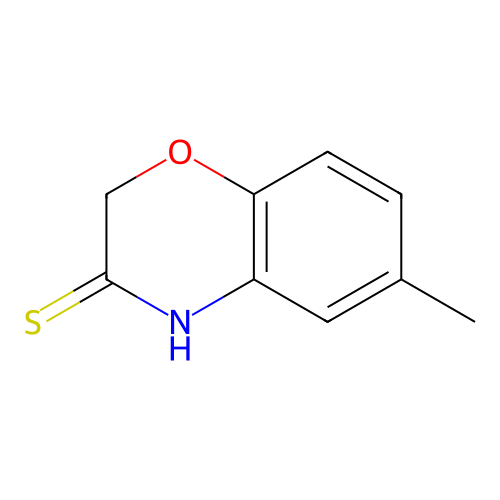 6-methyl-2H-1,4-benzoxazine-3(4H)-thione structure