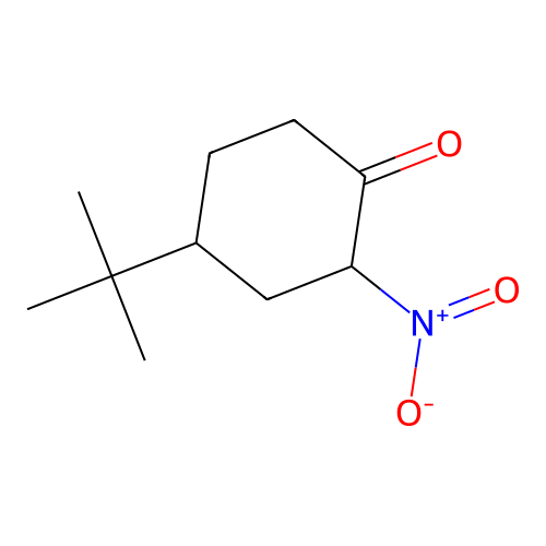 4-Tert-butyl-2-nitrocyclohexan-1-one structure
