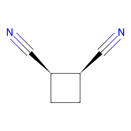 Cis-Cyclobutane-1,2-dicarbonitrile structure