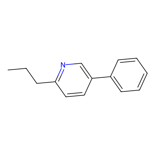 5-Phenyl-2-propylpyridine structure