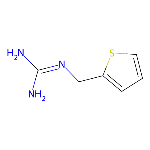 1-(Thiophen-2-ylmethyl)guanidine structure