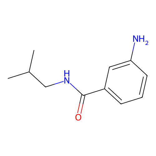3-amino-N-isobutylbenzamide structure