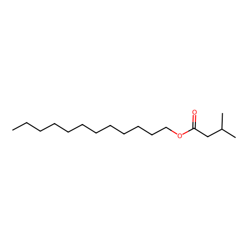 Dodecyl 3-methylbutanoate structure