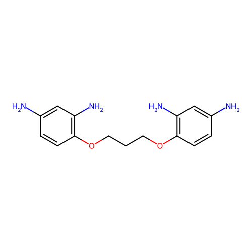 1,3-Bis-(2,4-diaminophenoxy)propane structure