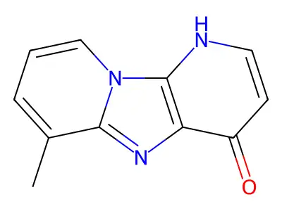 Dipyrido(1,2-a:3',2'-d)imidazol-4-ol, 6-methyl- structure