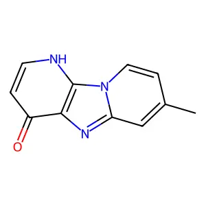 Dipyrido(1,2-a:3',2'-d)imidazol-4-ol, 7-methyl- structure