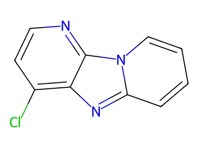 Dipyrido(1,2-a:3',2'-d)imidazole, 4-chloro- structure