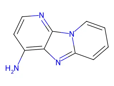 Dipyrido(1,2-a:3',2'-d)imidazole, 4-amino- structure