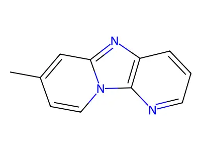 Dipyrido(1,2-a:3',2'-d)imidazole, 7-methyl- structure