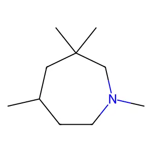 1,3,3,5-Tetramethylazepane structure