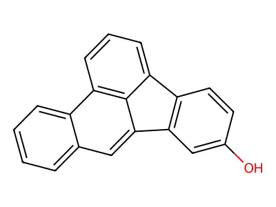 Benz(e)acephenanthrylen-6-ol structure