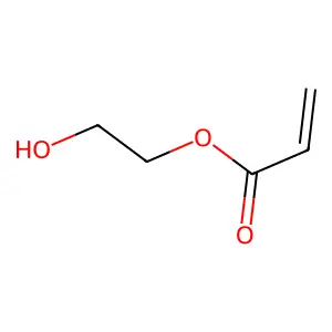 丙烯酸羟乙酯 structure