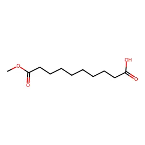 Monomethyl sebacate structure