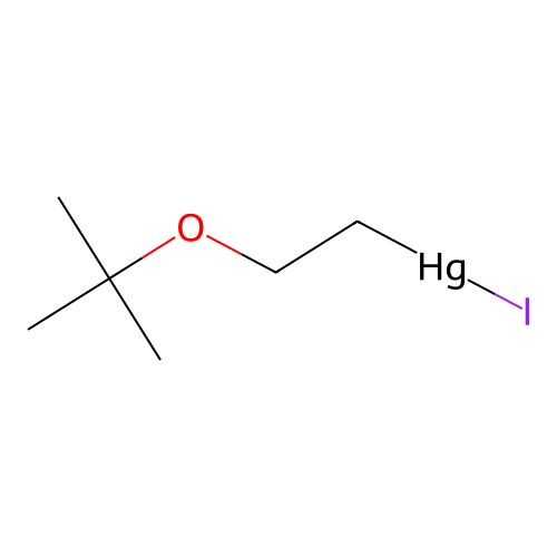 Iodo-[2-[(2-methylpropan-2-yl)oxy]ethyl]mercury structure