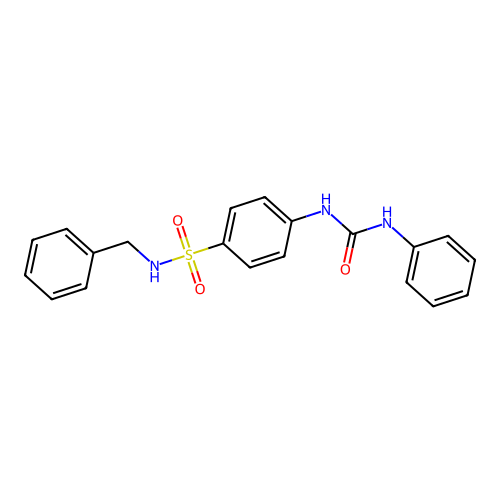 1-[4-(Benzylsulfamoyl)phenyl]-3-phenylurea structure