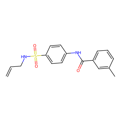 N-{4-[(allylamino)sulfonyl]phenyl}-3-methylbenzamide structure