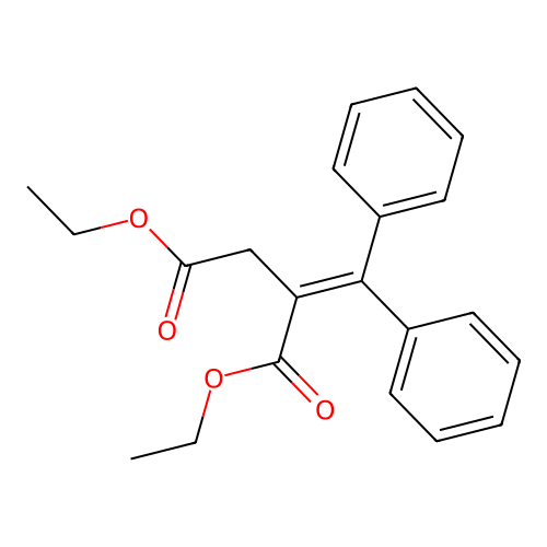 Diethyl 2-(diphenylmethylidene)butanedioate structure