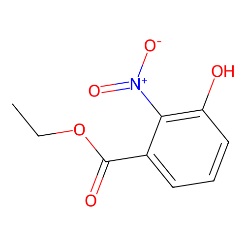 Ethyl 3-hydroxy-2-nitrobenzoate structure
