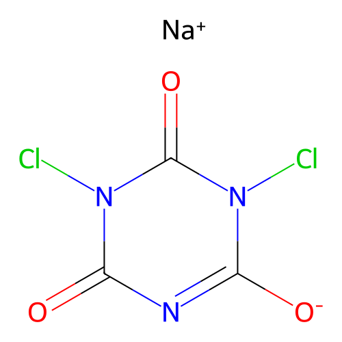 二氯异氰尿酸钠 structure