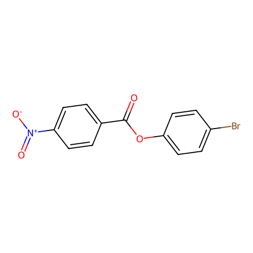 4-Bromophenyl 4-nitrobenzoate structure