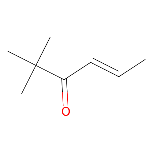 2,2-Dimethyl-4-hexen-3-one structure