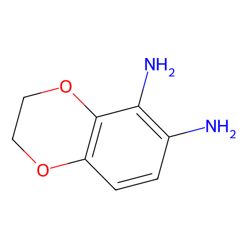 1,2-Diamino-3,4-ethylenedioxybenzene structure