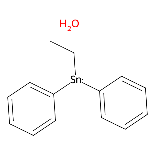 Stannane, ethylhydroxydiphenyl- structure