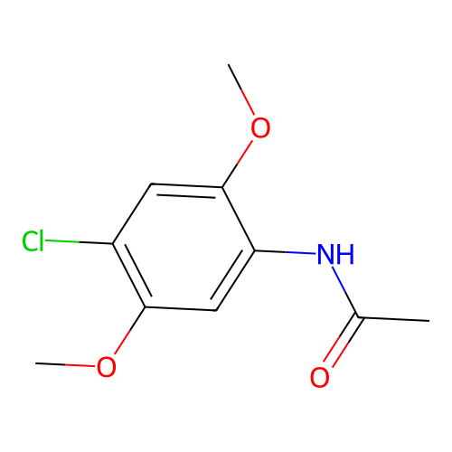 N-(4-氯-2,5-二甲氧基苯基)乙酰胺 structure