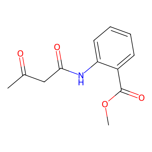 Methyl 2-(3-oxobutanoylamino)benzoate structure
