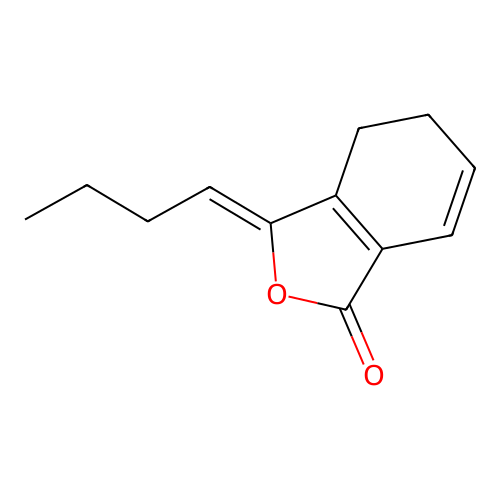 3-Butylidene-1,3,4,5-tetrahydro-2-benzofuran-1-one structure