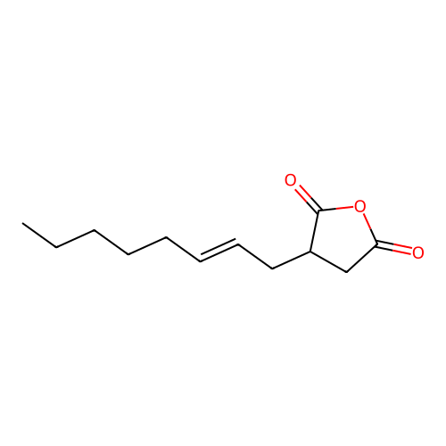 2-Octenylsuccinic anhydride structure