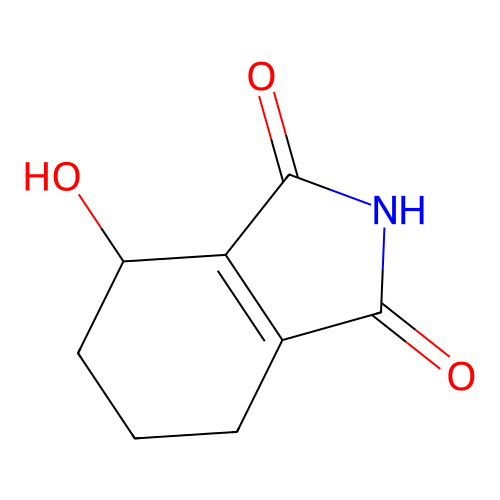 4-Hydroxy-4,5,6,7-tetrahydroisoindole-1,3-dione structure