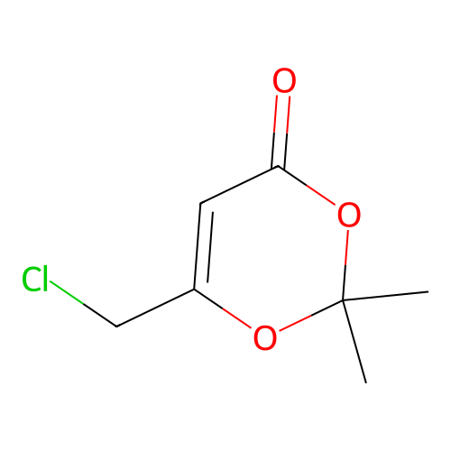 2,2-Dimethyl-6-chloromethyl-1,3-dioxin-4-one structure