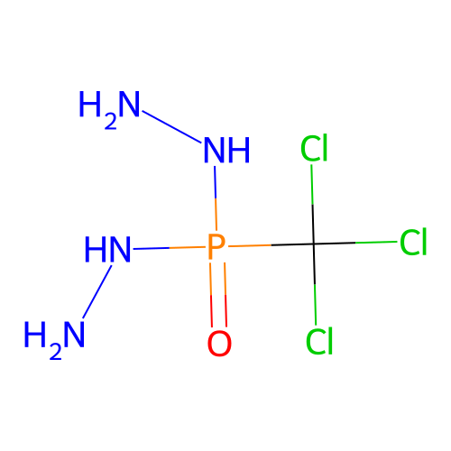 [Hydrazinyl(trichloromethyl)phosphoryl]hydrazine structure
